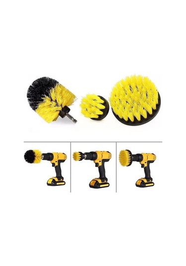 Trendooze Ucuna Temizleme Takılıabilir Matkap Fırçası Elektrikli Jd