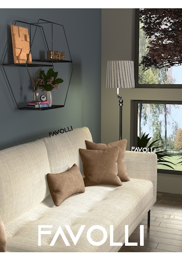 Br Favolli Kadife Dokulu Antik Pirinç Renk Kırlent Kılıfı Dream Serisi Punch Için Uygun Gizli Fermuar Antik Pirinç