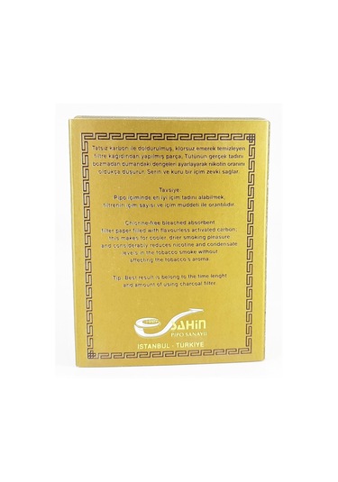 Şahin Pipo Aktif Karbon Filtresi 40lı