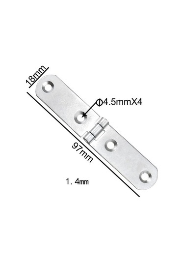Ebitda Suntek 4 Adet Mobilya Kapı Menteşeleri, Çekmece Closer Küçük Desen