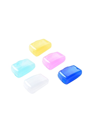 Küçük Ve Taşınabilir Seyahat Fırçası Kafası Koruyucu Kutu 5 Ahşap