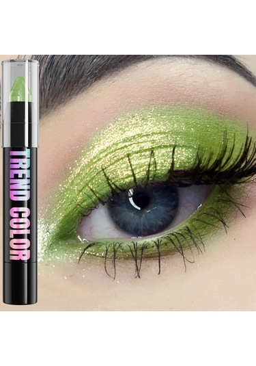 24 Renk Sedefli Glitter Göz Farı Eyeliner Kalem Su Geçirmez Mat Çıplak Göz Farı 12 Dark Topaz