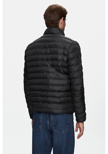 Ucla Northwın Siyah Fermuarlı Ve Cepli Polyester Standard Fit Erkek Mont - Siyah
