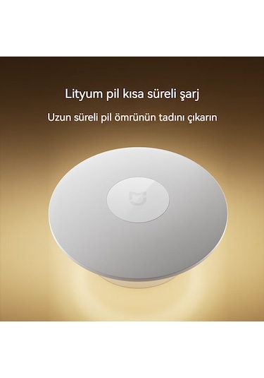 Lıcorıce Mijia Çok Fonksiyonlu Enerji Tasarrufu Şarj Endüktif Gece Lambası Sari