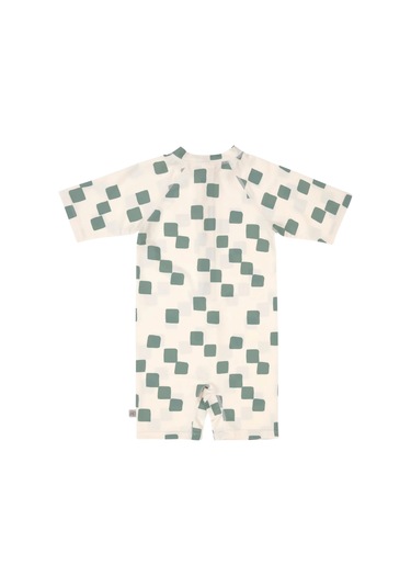 Lassig Uv Korumalı Mayo Checkerboard Sea Salt Green Yeşil