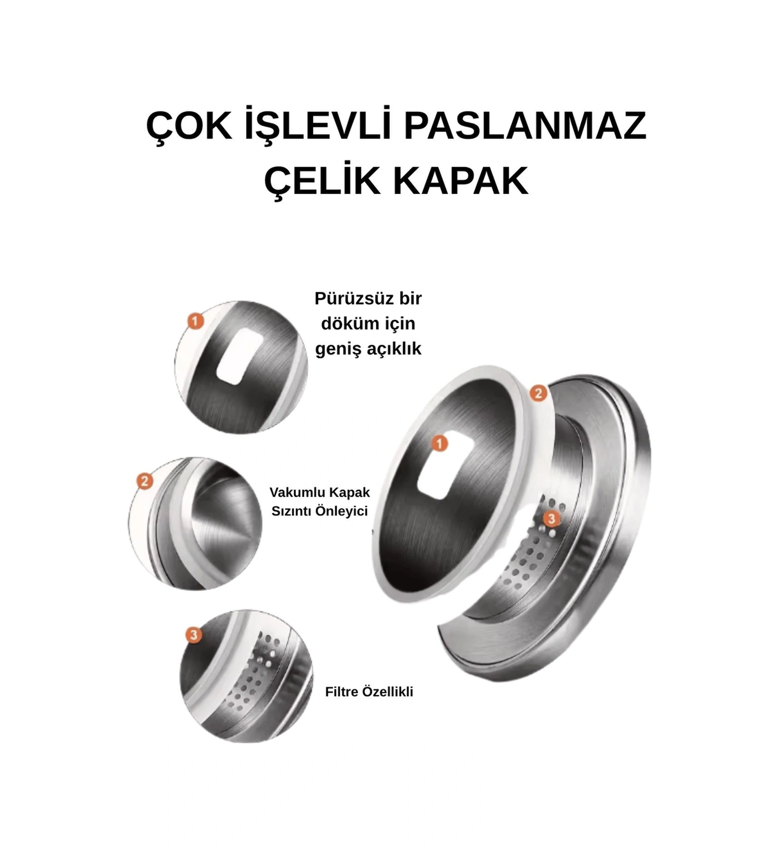 Isıya Dayanıklı Borosilikat Cam Sürahi İnox Kapak 2 Lt