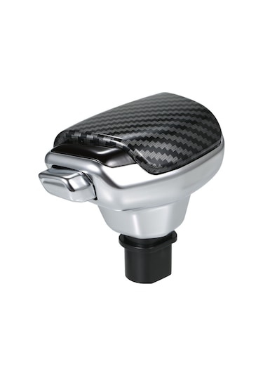 Ranyeek Renault İçin Parlak Siyah Otomatik Vites Çubuğu, Kısa Tipi, Pu+plastik Malzeme, Vites Düğmesi Siyah