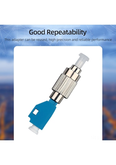 Yaozixa Fc Erkek-lc Dişi Fiber Optik Adaptörü, Düşük Kayıp, Yüksek Stabilite, 1200-1600nm Dalga Boyu, 1000+ Takma Çıkarma