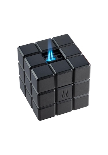 Colibri Cube Masa Çakmağı 2 Alev Siyah Lı125t1