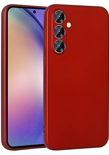 Zore Galaxy Uyumlu A55 Kılıf Msra Premier Silikon Kapak - Saks Mavi Saks Mavi