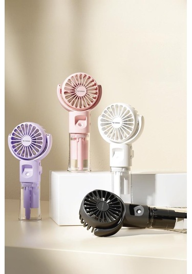 Torima F-13 Mor Şarjlı Mini Masa Fan Vantilatör