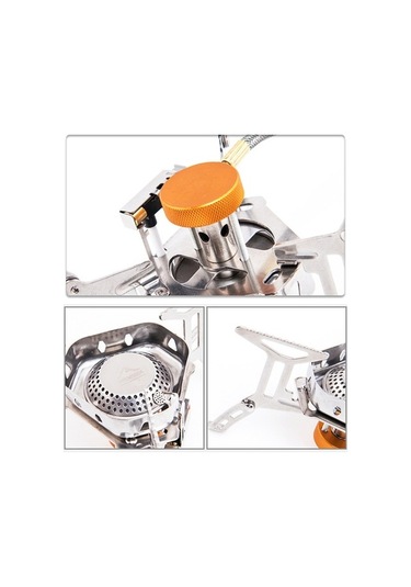 Ganzhoushop Wss-207/for Widesea Tank Sobası Rüzgar Kamp Geçirmez Gaz Flat Brülör Et Çok Renkli