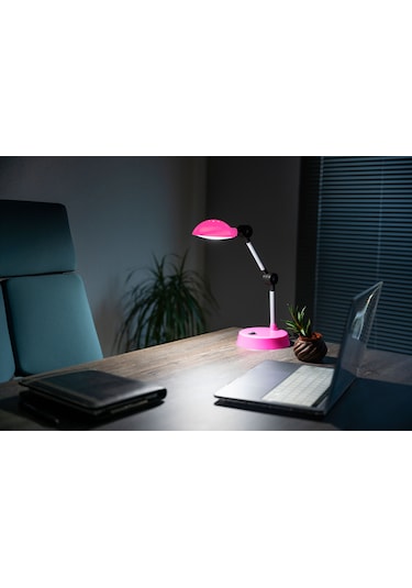 Okmino Led'li Akrobat Masa Lambası Pembe