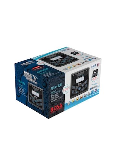 Boss Audio Systems Mgr450B Aux Usb Girişli Bluetoothlu Marin Teyp