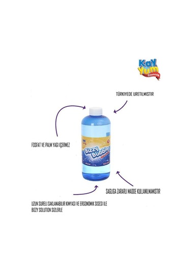 Kayyum Oyuncak BizzyBubble Köpük Sıvısı Tüm Köpük Tabancalar İçin