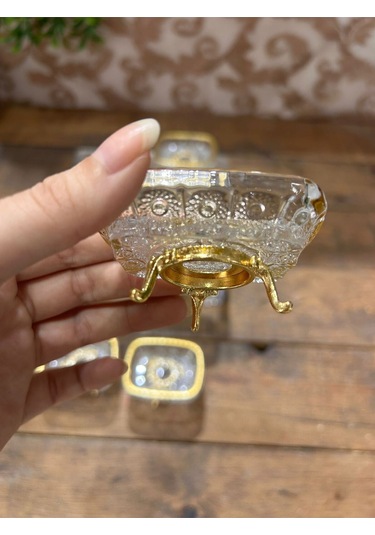 Wow Dikdörtgen Mini Lokumluk 6 Lı Altın Rengi