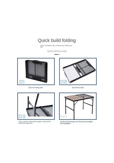 Madfox Eazy Katlanır Kamp Masası Izgaralı Ahşap Kahverengi