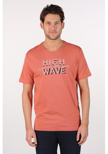 Arma Erkek Büyük Beden Bisiklet Yaka Tişört Y22374868301 Pembe