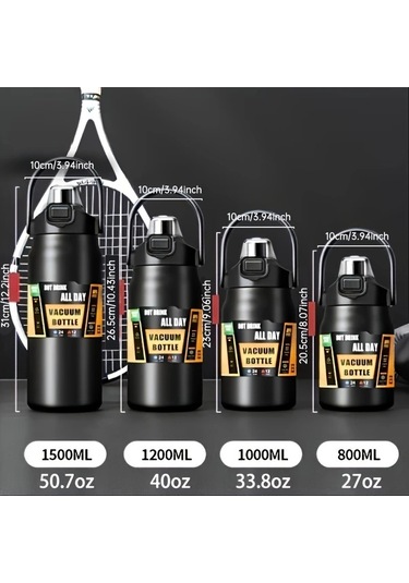 Willowhaven 1500ml Mavi Paslanmaz Çelik Termos Çift Kapaklı Seyahat Bardağı Sıcak Soğuk İçecek mavi