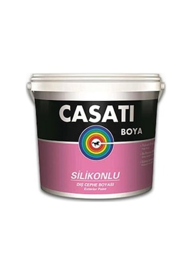 Casati Silikonlu Dış Cephe Boyası 2,5 Litre Beyaz (482022630)