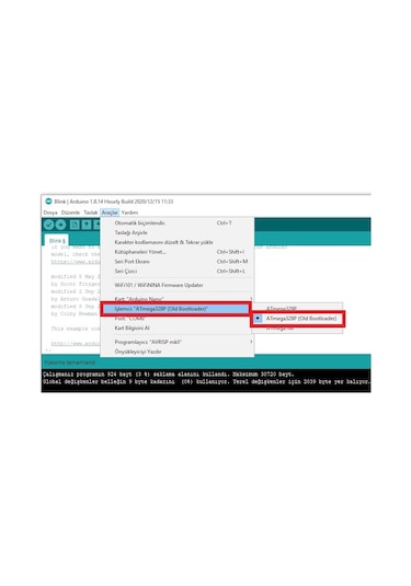 Arduino Nano 3.0 Atmega328 CH340  Mini Usb Kod Yazılım Geliştirme