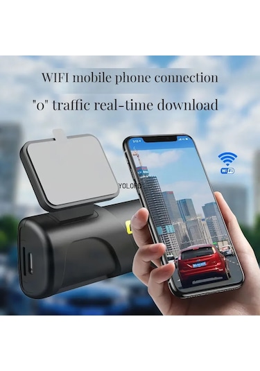 Araç Kamerası Wifi Hd 2k 1440p, Araba Dvr İçin, Kablosuz Video Kaydedici Usb / Acc 24h, Park Modu