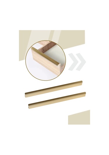 Centr Mebel'noj Furnitury Mobilya Kolonu 352 Mm Altın Fırçalı 2 Adet 331354158 Altın Rengi