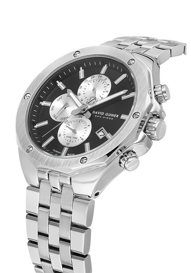 Davıd Guner Dg-9006ga-a2 Çalışır Fonksiyonlu Erkek Kol Saati. Gümüş
