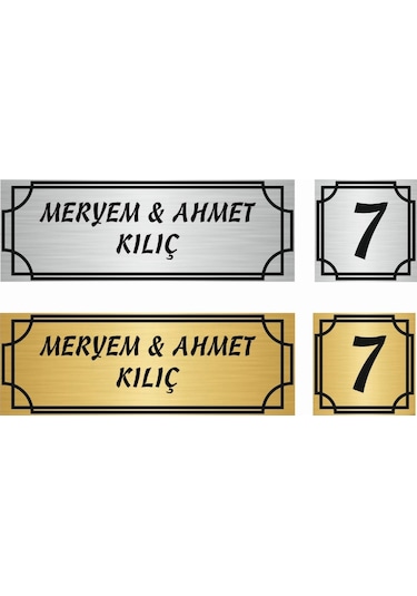 Kapı Isimliği Ve No