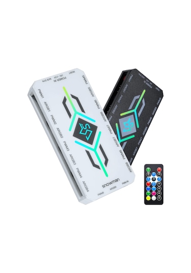 Snowman Argb 5v 3 Pin + Pwm 12v 4 Pin Fan Çoklayıcı