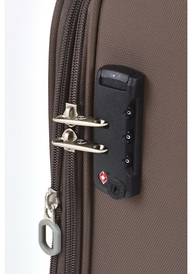 Pierre Cardin Ultra Light Hafif Lüx Kumaş Kabin Boy Valiz Kahverengi Pc4200 Kahverengi