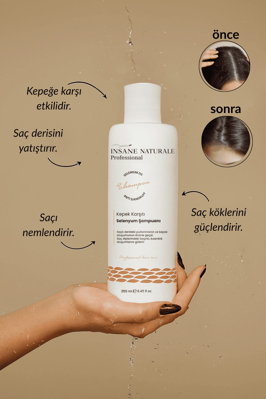 Insane Naturale Kepek Karşıtı Selenyum Şampuanı 250 ML