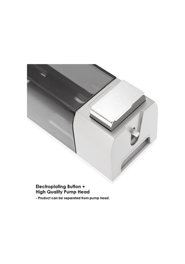 Dancemonkey Cuangdiان 500ml Duvar Sabunluk - Gümüş, Multifunctionel İçin Gümüş