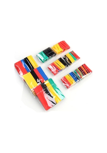 Isıyla Daralan Makaron Kablo Seti 328 Parça Kablo Tamir Kiti