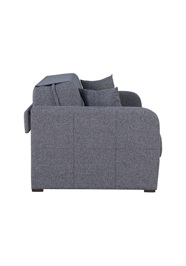 Kilim Mobilya Adonis Çift Kişilik Yataklı Kanepe 140 Gri