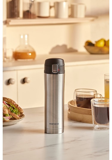 Karaca Pluton Çelik Sızdırmaz Termos Inox 450 ml