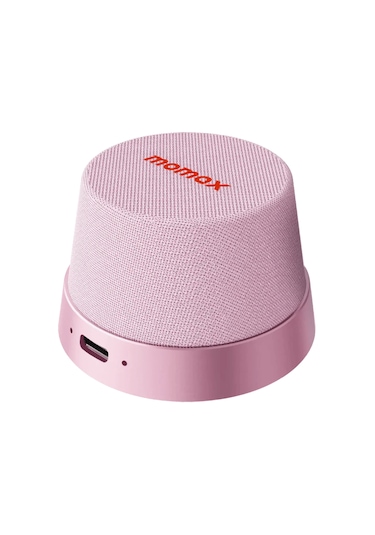 Momax 1-vibe Go Magnetic Wireless Taşınabilir Kablosuz Hoparlör Pink