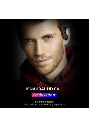 Leezsing A8 Kulak Çene Tipi Tws Bluetooth Kulaklık Siyah - Bt 5.0, 4d Hifi Ses, Spor İçin Mikrofonlu, 500mah Şarj Kutusu