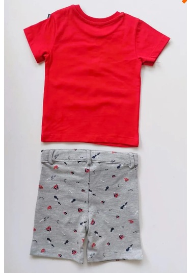 Zeyland Mininio Kırmızı Erkek Bebek Alt Üst İkili Takım 91m1fsa05 Kırmızı