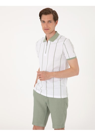 Pierre Cardin Erkek Çağla Tişört 50307519-vr016 Çağla