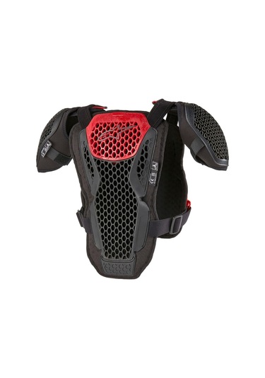 Alpinestars Bionic Action Genççocuk Üst Koruma Siyah Beyaz Kırmızı