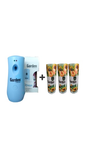 Garden Oda Kokusu Freshmatik, Otomatik Sprey Makine + Kayısı Ayçiçeği Yedek Sprey 260 Ml Air Freshener + Spreyi 260 Ml Kayısı Ve Ayçiçeği 3 Adet X 260 Ml Kayısı Ve Ayçiçeği
