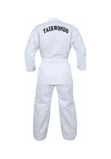 Acemi Beyaz Yaka Taekwondo Elbisesi Tekvando Elbisesi Dobok Beyaz