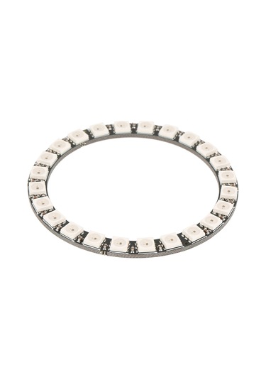 Xiyyadms 24 Adet Adreslenebilir Rgb Led İçiği - 5v Dc 24-bit Kontrol, Zincirlenebilir Tasarım, 8.5cm Dış Çap Diğer