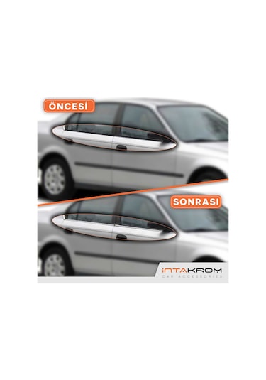 intakrom Honda Civic Krom Cam Çıtası 4 Parça 1996 - 2001 N11.5050