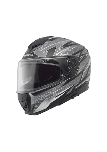 Schuberth S3 Kapalı Thunder Motosiklet Kaskı Grİ Siyah