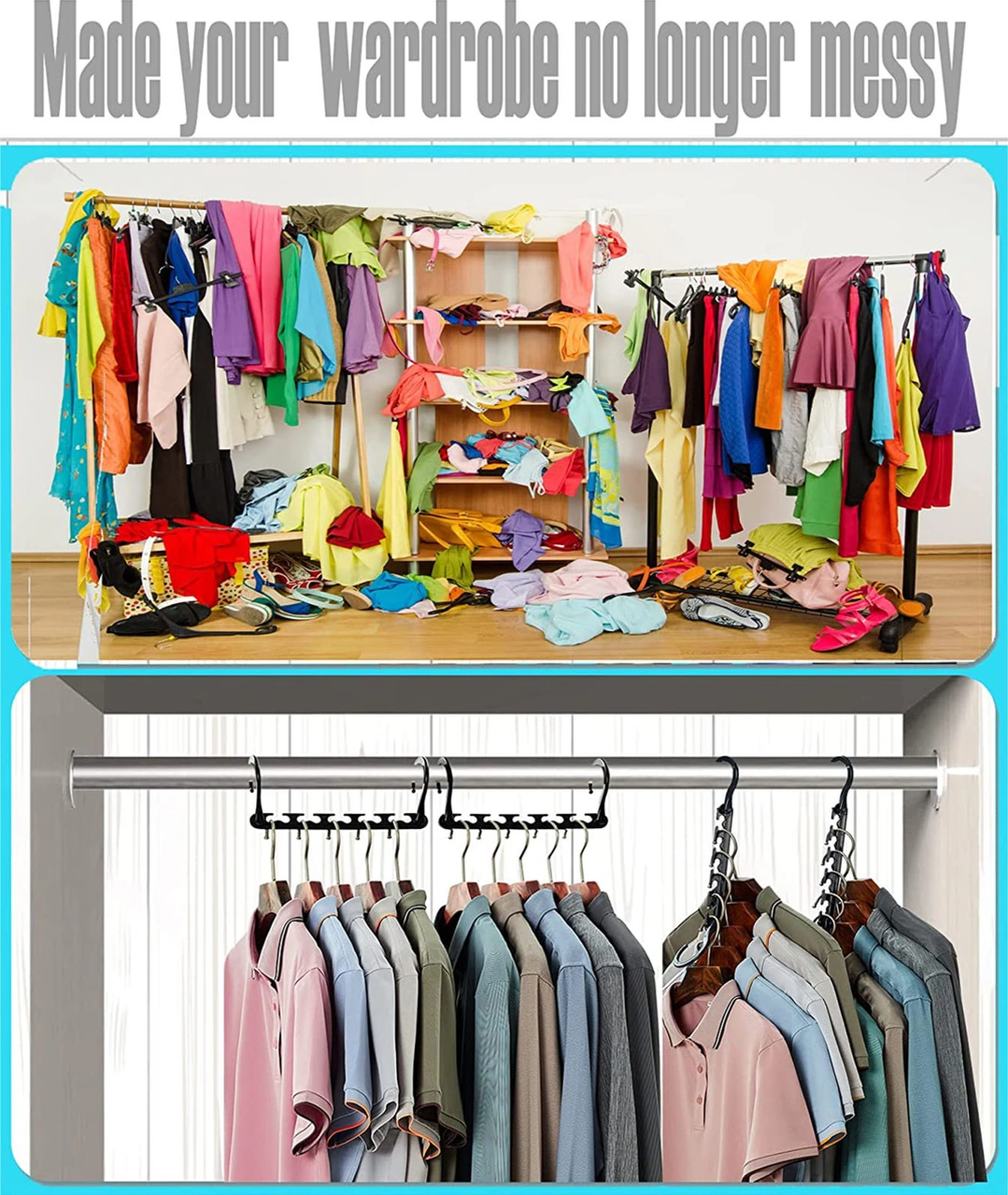 Dofolink Siyah Abs Çok Amaçlı Katlanabilir Seyahat Çadırı, 5 Delikli Uzunluk Tasarımı, 360 Döner, Güçlü Askı, 5 Adet Paket Siyah