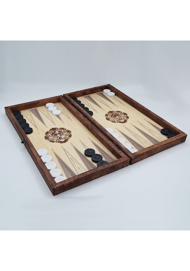 Simya Selçuklu Tavla (Akça Kaplama)