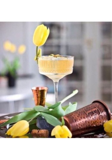 Elysia 12'l Şampanya Bardağı 260cc Elysia Ayaklı Kadeh Bardak Sunum Kadehi 12 Adet Şeffaf