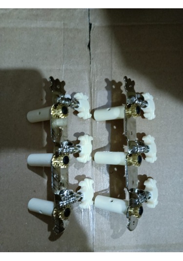 Mitello Gmh911N 3+3 Klasik Gitar Burgu Set + Vida